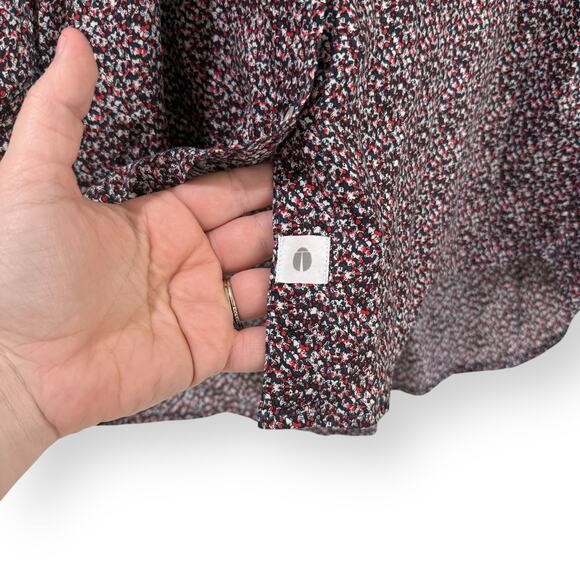 Grayson Frank & Eileen The Hero Abstract Print Shirt Women’s 2 (S) Quiet Luxury - Picture 5 of 8